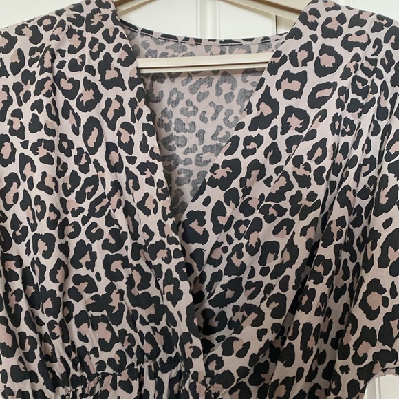 MODA ITALIA ANIMAL PRINT SUMMER DRESS . - Picture 6 of 10